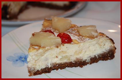 Recette de cheesecake ananas-cannelle