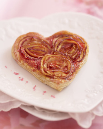 Recette de tarte aux pommes en bouquet de roses