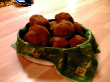 Recette de truffes au chocolat