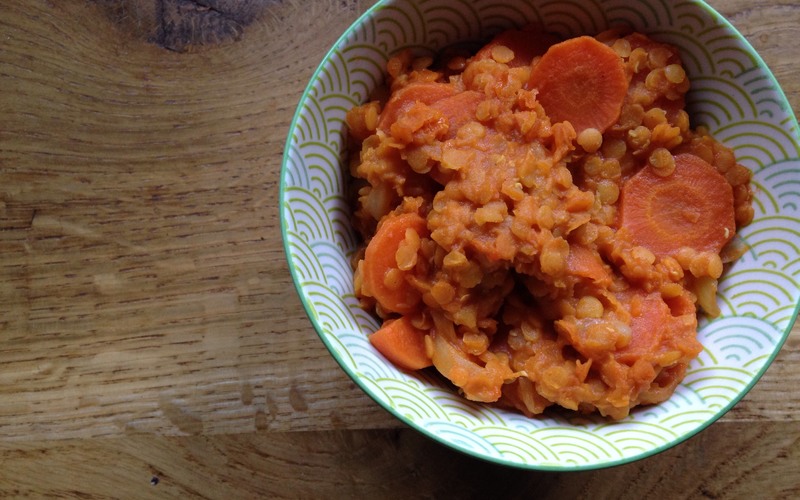 Recette mijoté de carottes et lentilles corail au curry économique ...