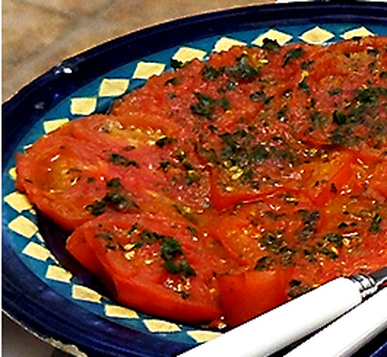 Recette de salade de tomates à la marocaine