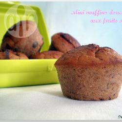 Mini muffins douceur aux fruits secs...sans oeuf et sans sucre ajouté