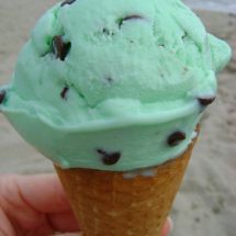 Glace menthe