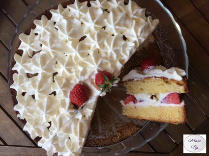 Recette de gâteau époustouflant aux fraises