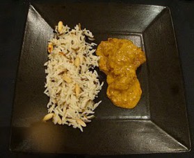 Curry de veau et riz sauvage aux amandes pour 6 personnes ...