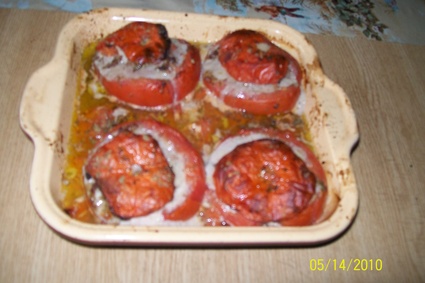 Recette de tomates farcies à la viande de pot-au-feu