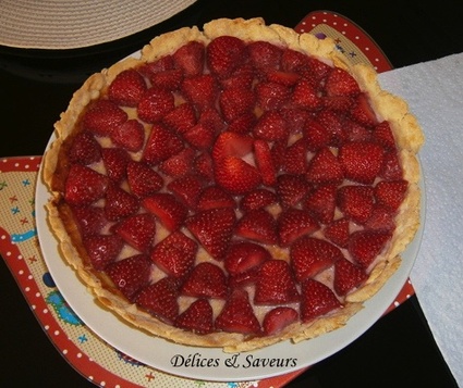 Recette de tarte aux fraises et à la crème d'amande