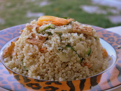 Recette de méli-mélo de légumes au quinoa