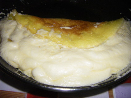 Recette omelette flambée aux abricots