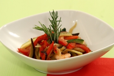Recette de wok de légumes et crevettes, parfums d'été facile et rapide