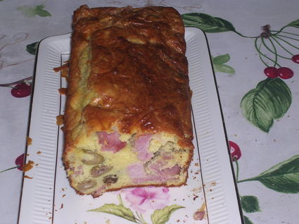 Recette cake aux olives et jambon (cake salé)