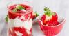 Recette de mousse de fraises légère au yaourt et citron vert