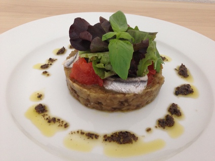 Recette de caviar d'aubergine, anchois marinés et tomates confites ...