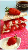 Recette de sandwiches grillés aux fraises