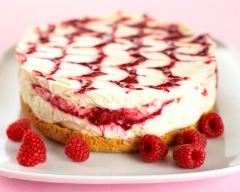 Recette cheesecake aux speculoos et son coulis de framboise