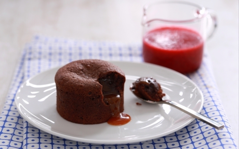 Recette gâteau choco coeur caramel tendre pas chère et simple ...