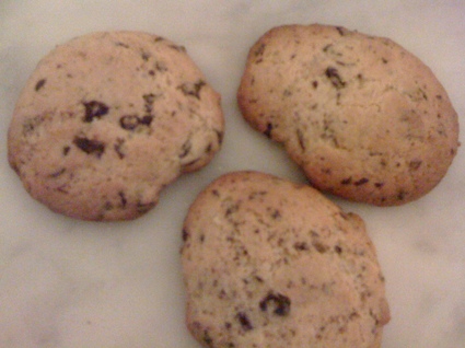 Recette de cookies chocolat-citron