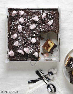 Gâteau aux trois chocolats pour 10 personnes