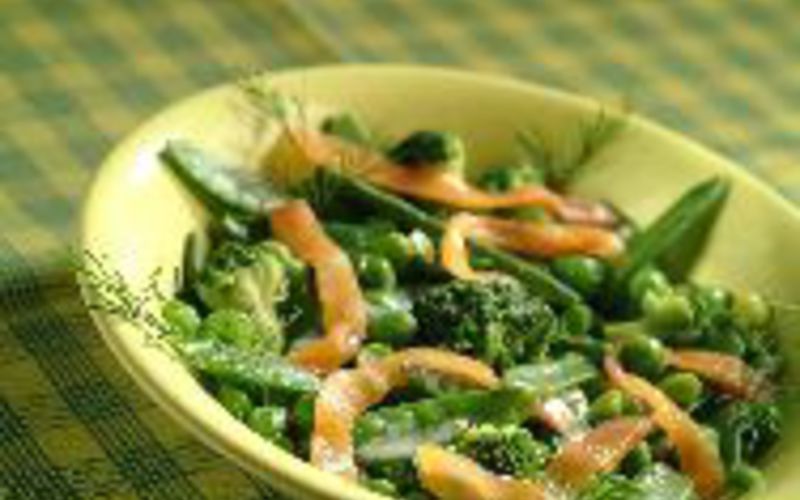 Recette salade très verte au saumon fumé pas chère et facile ...