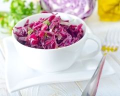 Recette salade de chou rouge