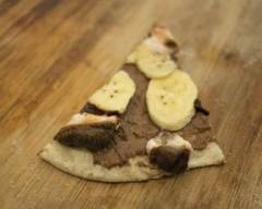 Recette pizza sucrée chocolat banane