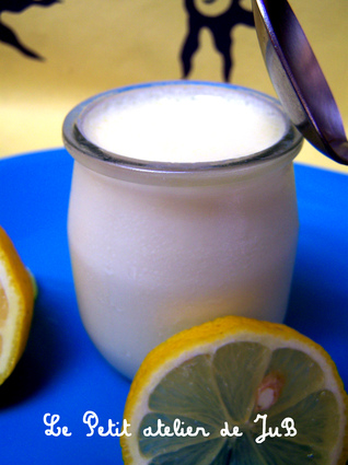 Recette yaourts au citron