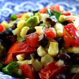 Salade de haricots noirs à la mexicaine pour 8 personnes