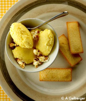 Crème glacée au maïs pour 5 personnes