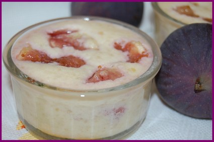 Recette de crème d'amandes aux figues fraîches