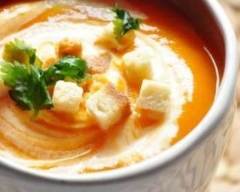 Recette soupe vitaminée à la carotte, courge & orange