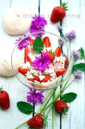Recette eton mess aux fraises (dessert aux fruits)
