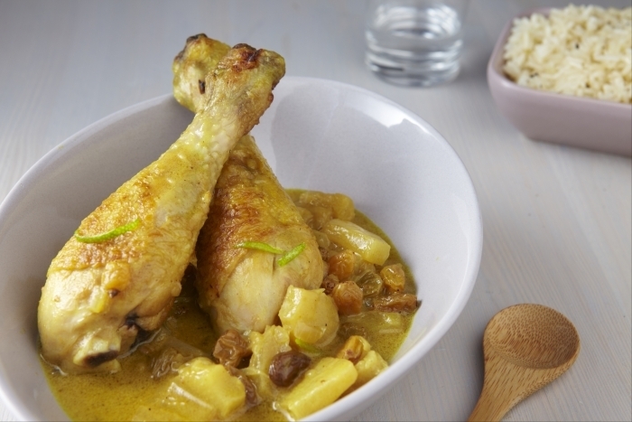Recette de curry de pilons de poulet, coco facile et rapide
