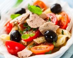 Recette salade de pennes au thon et olives