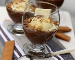 Recette trifles chocolat marron, glace au chocolat blanc