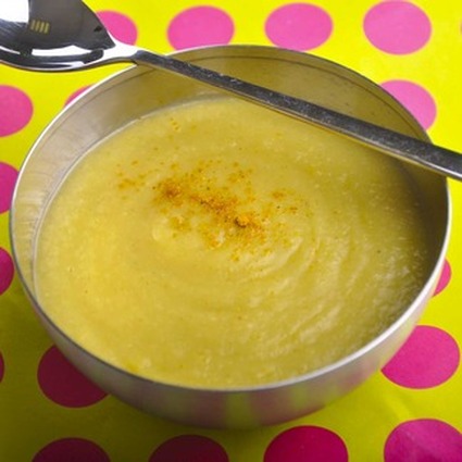 Recette de soupe de courgettes au curry