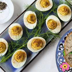 Recette œufs mimosa faciles au curry – toutes les recettes allrecipes
