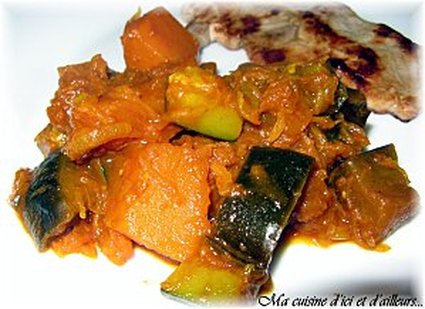 Recette de curry de légumes d'été