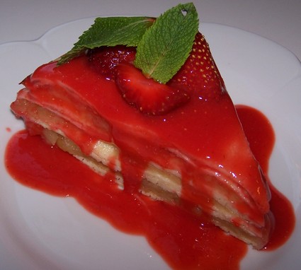 Recette de gâteau au coulis de fraise