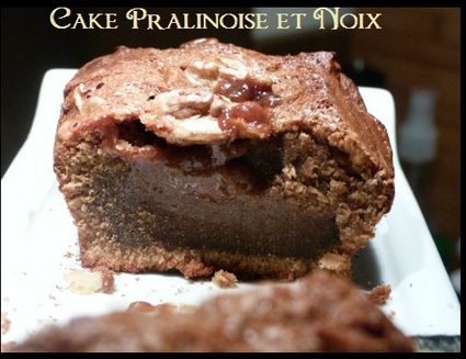 Recette de cake pralinoise et noix