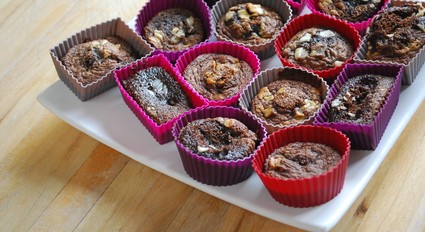 Recette de muffins aux 3 chocolats