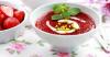 Recette de soupe de fraises au miel, basilic et vinaigre balsamique