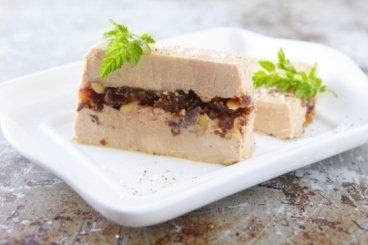 Recette de pressé de foie gras et fruits secs facile et rapide