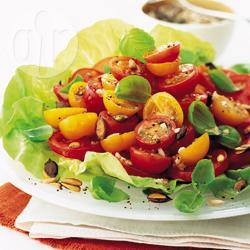 Recette salade de tomates à l'ail – toutes les recettes allrecipes