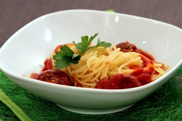 Recette de meat-ball american style spaghetti à l'ail facile et rapide