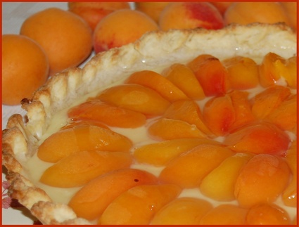 Recette de tarte pâtissière aux abricots et à la vanille