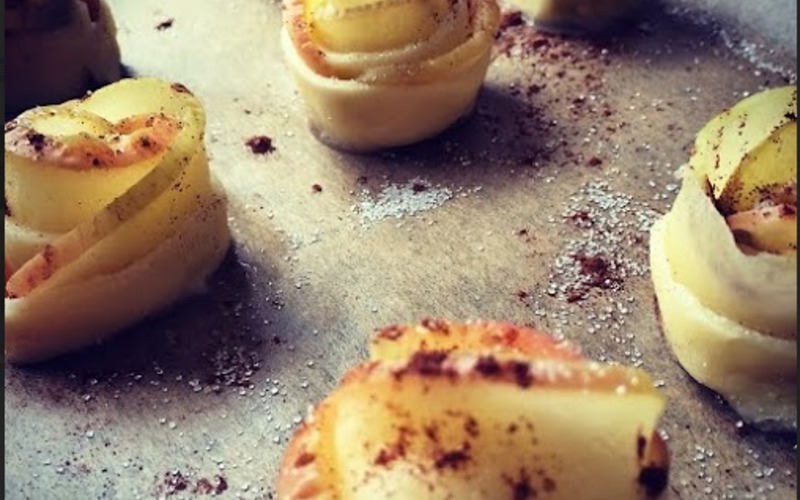 Recette minis tartelettes pommes-roses pas chère et simple ...