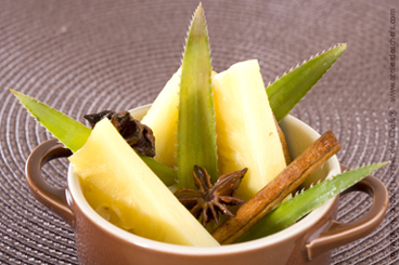 Recette de ananas en cocotte aux épices facile et rapide