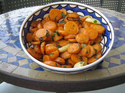 Recette de salade de carottes à la marocaine