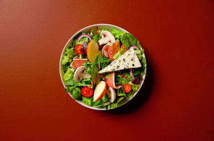 Recette de salade du combalou au roquefort
