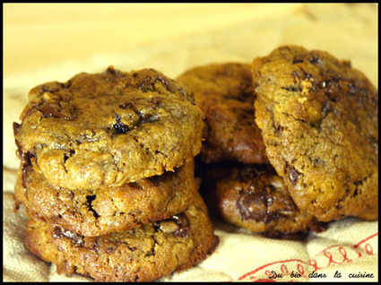 Recette de cookies bio mélasse, rhum et raisins